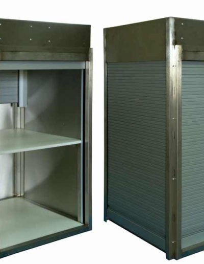 Dumbwaiter Car with 2 Slide Up Car Gates