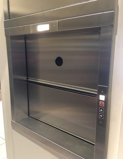 commercial dumbwaiter Doors -- Bi-Parting Hoistway Door for Starbucks(Closed)