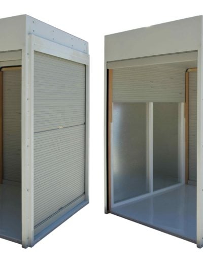 dumbwaiter car that opens on 3 sides