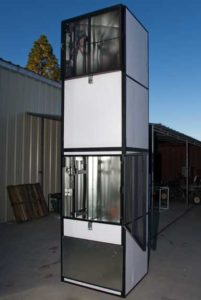 Metal Lined Mezzanine Elevator Lift