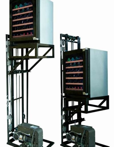 dumbwaiter wine cellar version (side view exposed)